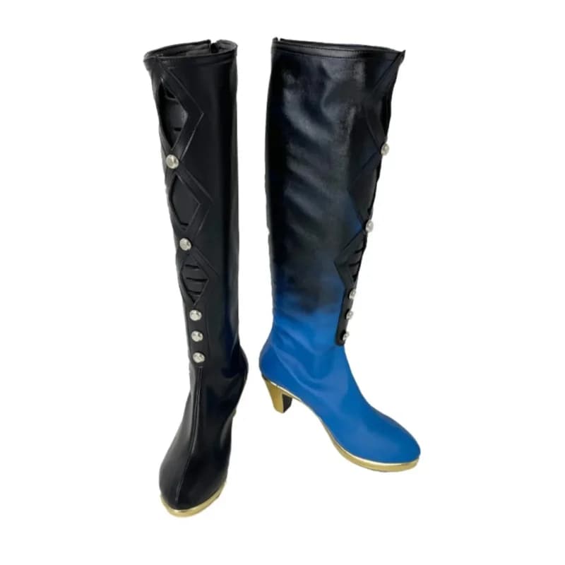 Pjsk Tenma tsukala progetto di gioco Sekai oggetti di scena cosplay Scarpe in pelle PU Stivali di carnevale di Halloween pazzo personalizzato, 7;k'2.s;9,