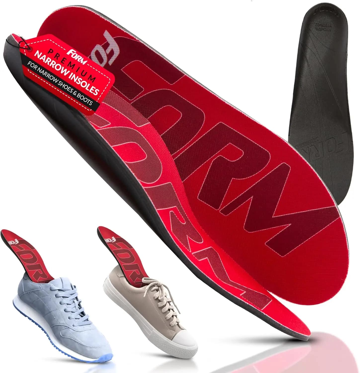 Solette Premium Strette per Comfort e Sollievo dal Dolore, Ideali per Scarpe e Stivali Stretti