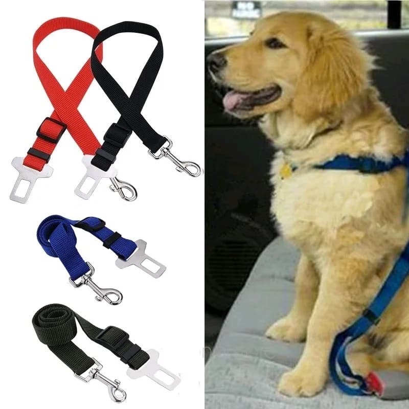 Cintura di sicurezza per auto guinzaglio per cani guinzaglio regolabile guinzaglio di sicurezza Clip da viaggio collare per cuccioli guinzaglio forniture per animali accessori per cani Dropship