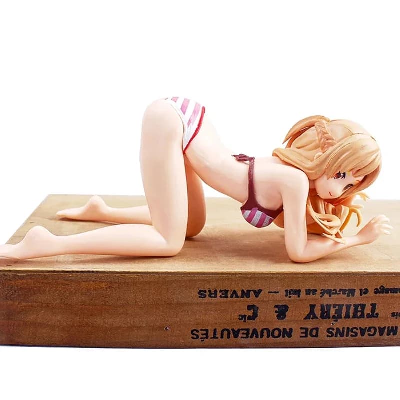 Decorazione cruscotto auto Supporto per telefono Bikini Beach Girl Cartoon Anime Cute Kanako Shaking petto Ornamenti Decorazioni interne