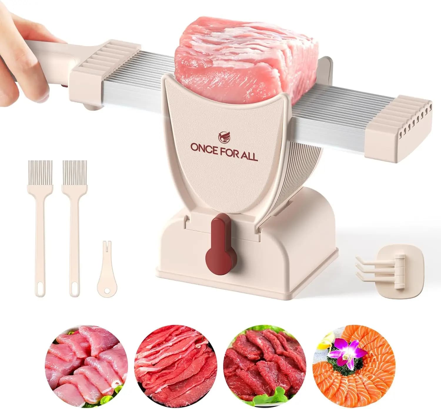 ONE FOR ALL Knife for Meat Slicer Set of Kitchen Knives for Slicing the Tritare Meat, Slicing Machine Manual for Fresh Meat Slicing Machine for Beef Foods