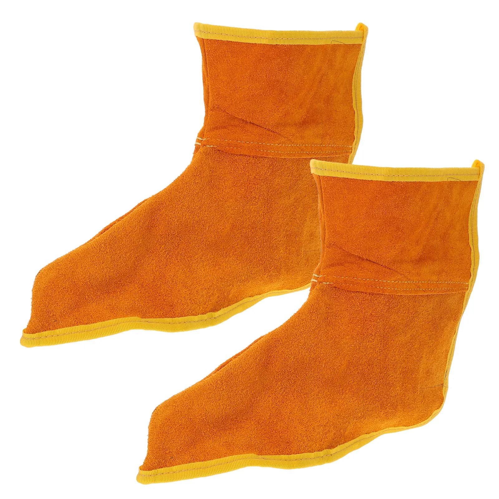 1Pair Welding Boot Protectors Thickened Toe Guards Heat Resistant Welding Shoe Covers Work Boot Protector