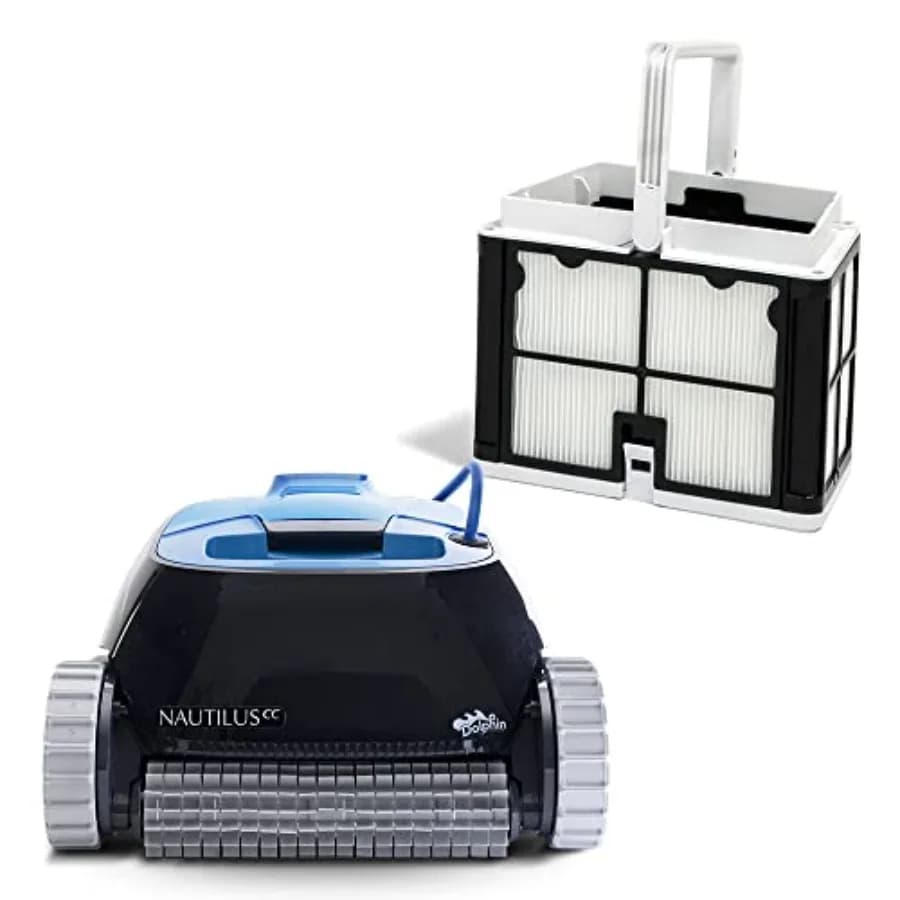In-Ground Pool Vacuum Cleaner with Ultra-Fine Filters, Black, Ultimate Clean for Pools up to 33 Feet