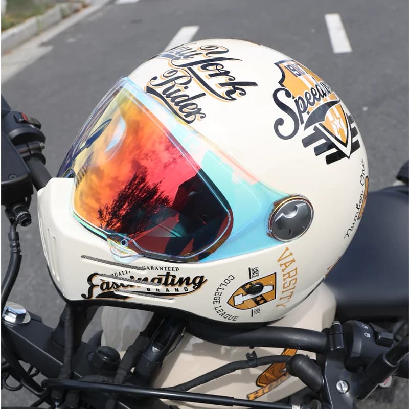 Motorcycle helmet Full helmet Approved ECE DOT Moto Cascos Motorcycle Helmet Capacete Racing cycling helmet for four seasons