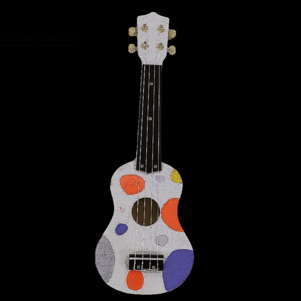 Regali Ukulele da 21 Pollici a 4 Corde, Corpo in Legno Massello, Mini Chitarra per Principianti, Ukulele per l'Apprendimento Musicale