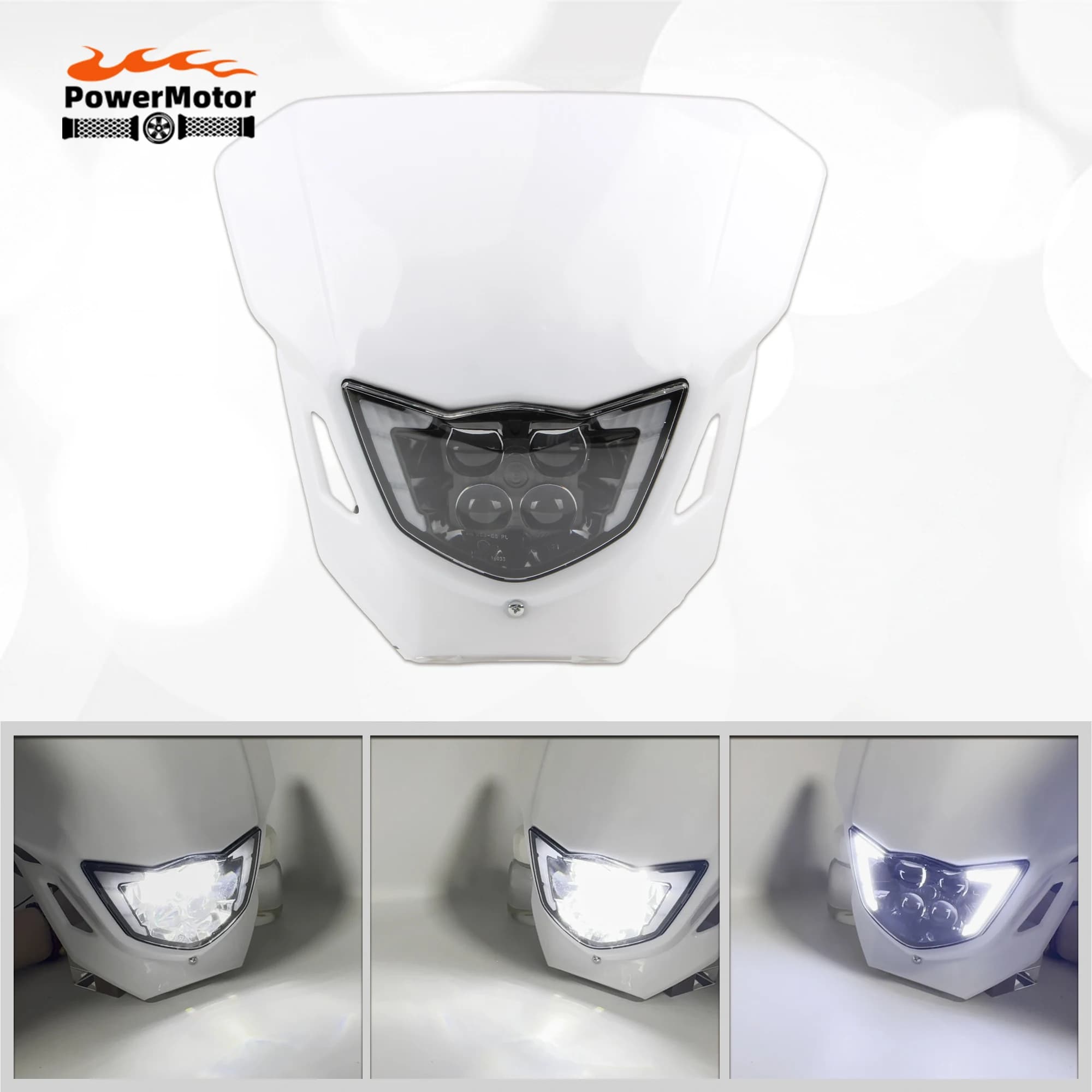 Faro del motociclo Montaggio Faro A LED Per Yamaha WR250F WR450F YZ250F YZ450F 2015-2019 Motocross Accessori Parti Refit