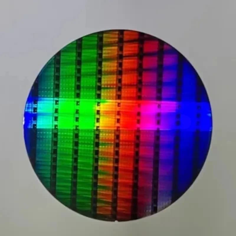 CPU Wafer Scienza e tecnologia Pezzo a pendolo Regalo di compleanno Circuito fotografico Chip Wafer di silicio a semiconduttore