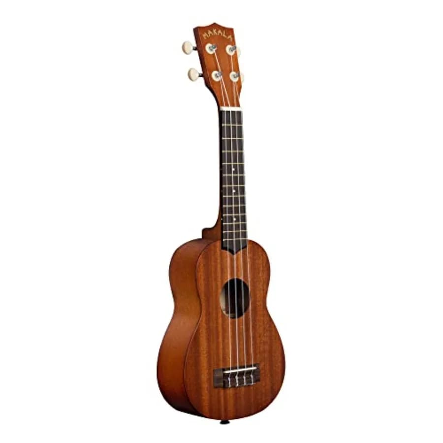 KA-MK-S Ukulele Soprano per Appassionati di Musica, Finitura in Legno Naturale, Tono Caldo, Design Leggero, Ideale per Principianti e Viaggi