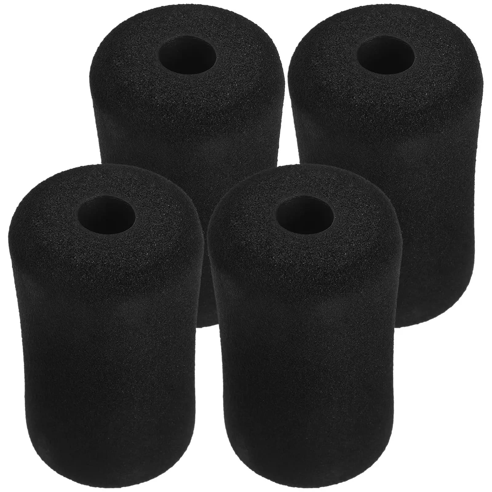 4 foam spare covers for equipment, abdominal training accessories, foot bearings, pillow support sleeves, gym machine leg extension