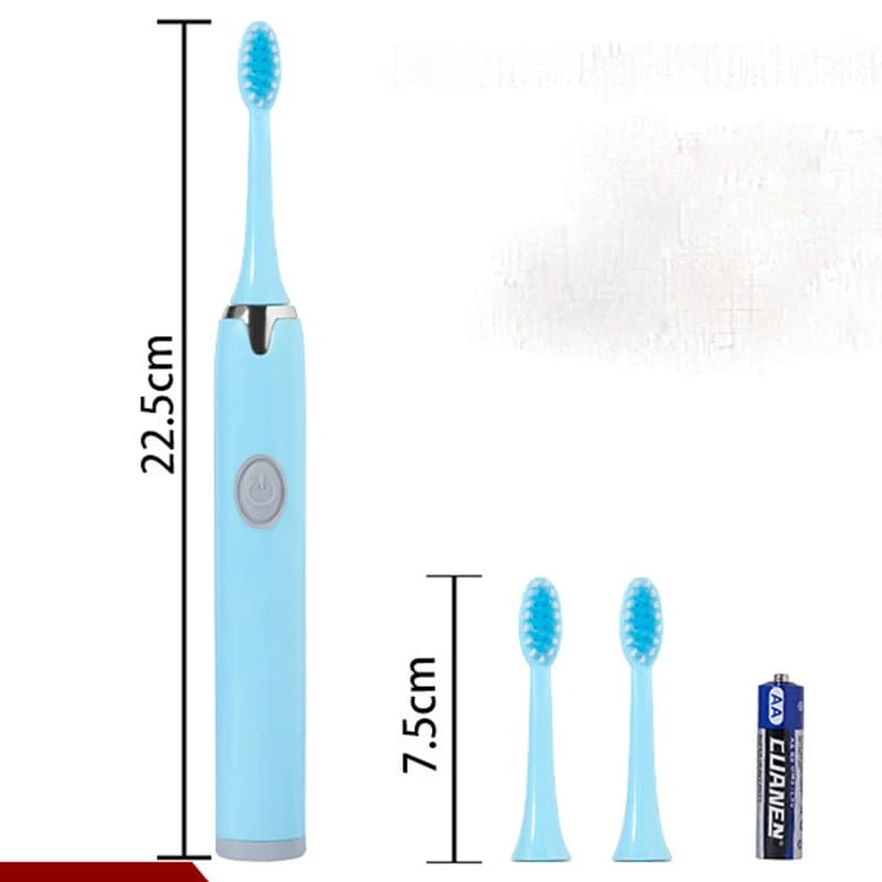 Batteria portatile a setole morbide Resistenza IPX6 Spazzolino elettrico per l'igiene orale efficace intelligente impermeabile per adulti