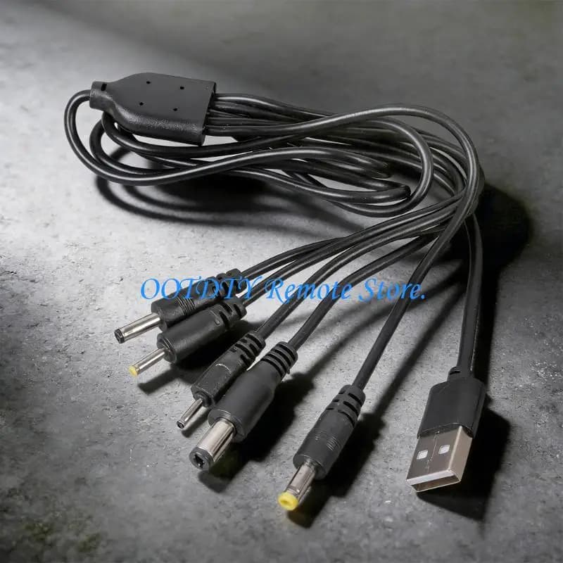 Cavo ricarica USB 5V Cavo ricarica USB a 2.5x0.7mm 3.5x1.35mm 5.5x2.1mm 4.0x1.7mm 2.0x0.6mm Cavo ricarica per lampada