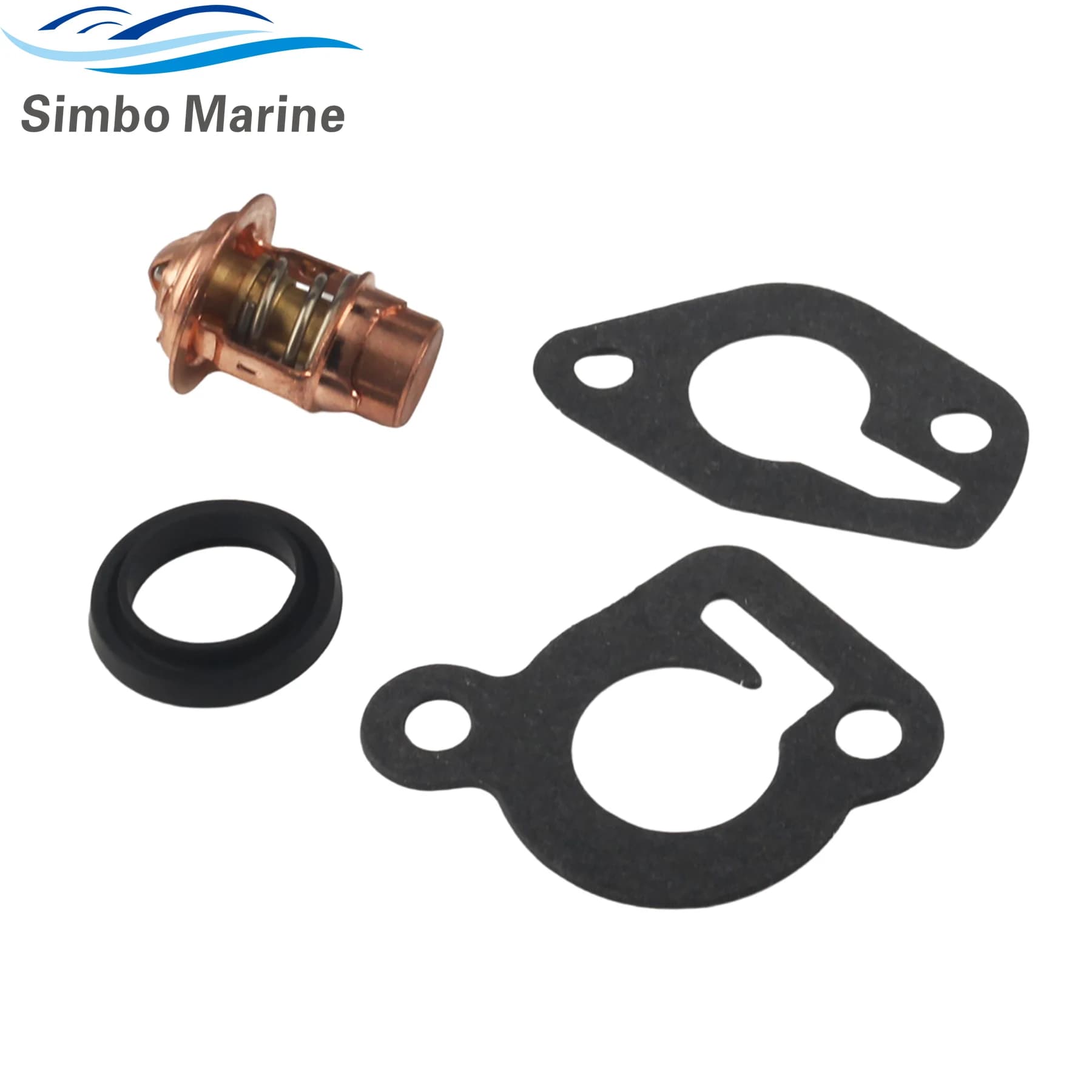 120 ° F 50 ° Kit termostato fuoribordo con guarnizione adatto per motori marini Mercury Mariner a 2 tempi da 6 a 25 HP 14586A3 75962A10 18-43052