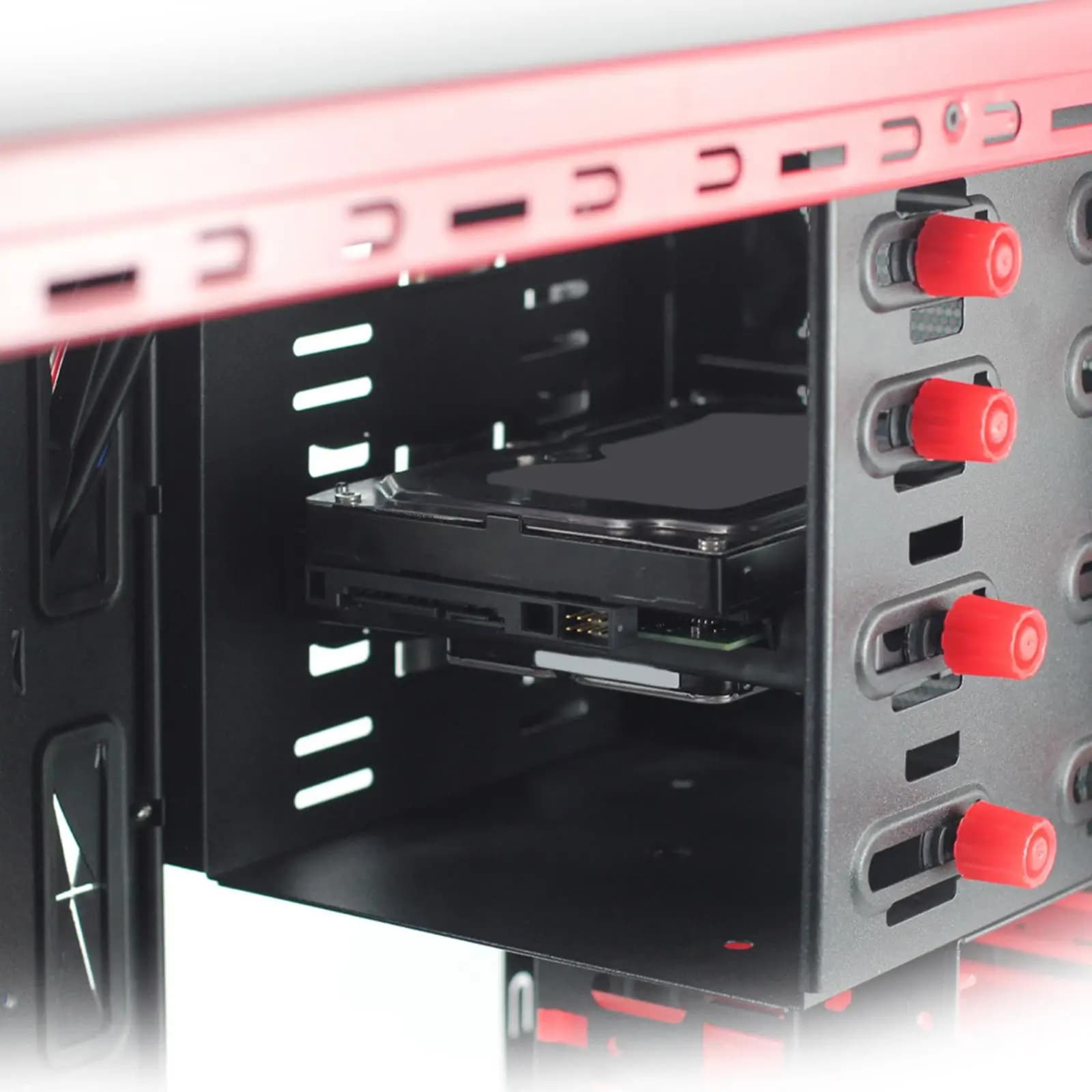 5.25 posizione di trasmissione ottica 2.5 "3.5" azionamenti HDD HDD Drive Bays Holder 8cm adattatore staffa ventola di raffreddamento per supporto per Laptop