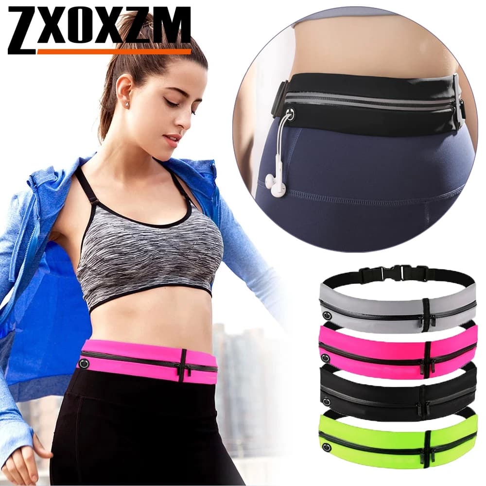 Marsupio da corsa impermeabile da 1 pezzo con cintura regolabile: design leggero e resistente per fare jogging, escursioni, ciclismo e viaggi