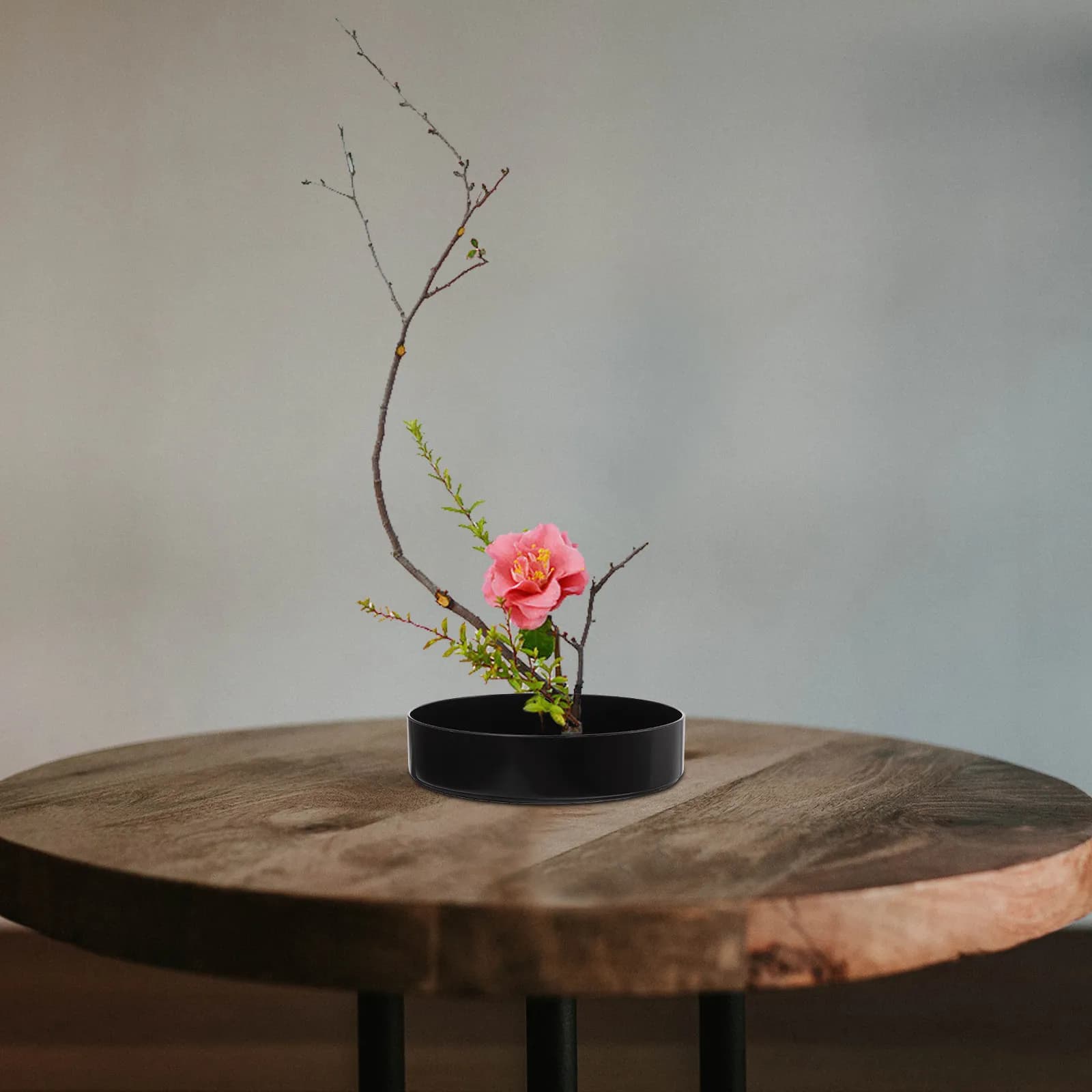 Vaso Decorativo per Composizioni Floreali in Materiale Premium, Piccolo Centrotavola per Fiori e Piante, per Scrivania, Libreria, Balcone, Giardino