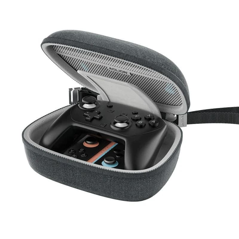 AOLION Portable For Switch 2 Pro Handle Storage Bag Drop Resistant EVA Large Joycon Handle Case For NS2