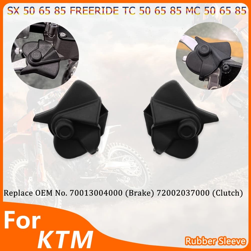 Rubber Sleeve For KTM SX 50 65 85 HUSQVARNA TC GASGAS MC Front Brake Handle Dust Cover Hydraulic Clutch Lever Dustproof Cover