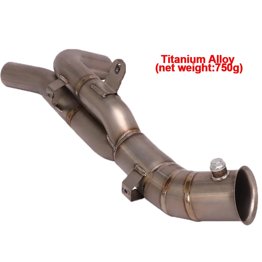 Silenziatore di fuga moto tubo di collegamento centrale di scarico moto con DB Killer Slip On per YAMAHA YZF-R1 2009-2014