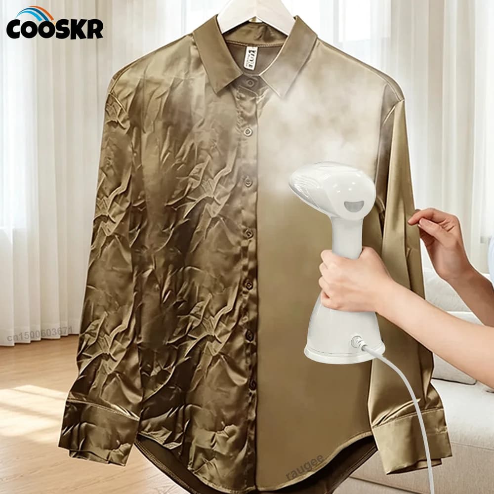 Handheld Steam Iron Portable Garment Steamer Mini Vertical Steam Iron for Clothes 1500W Electric Steam Iron for Travel Home