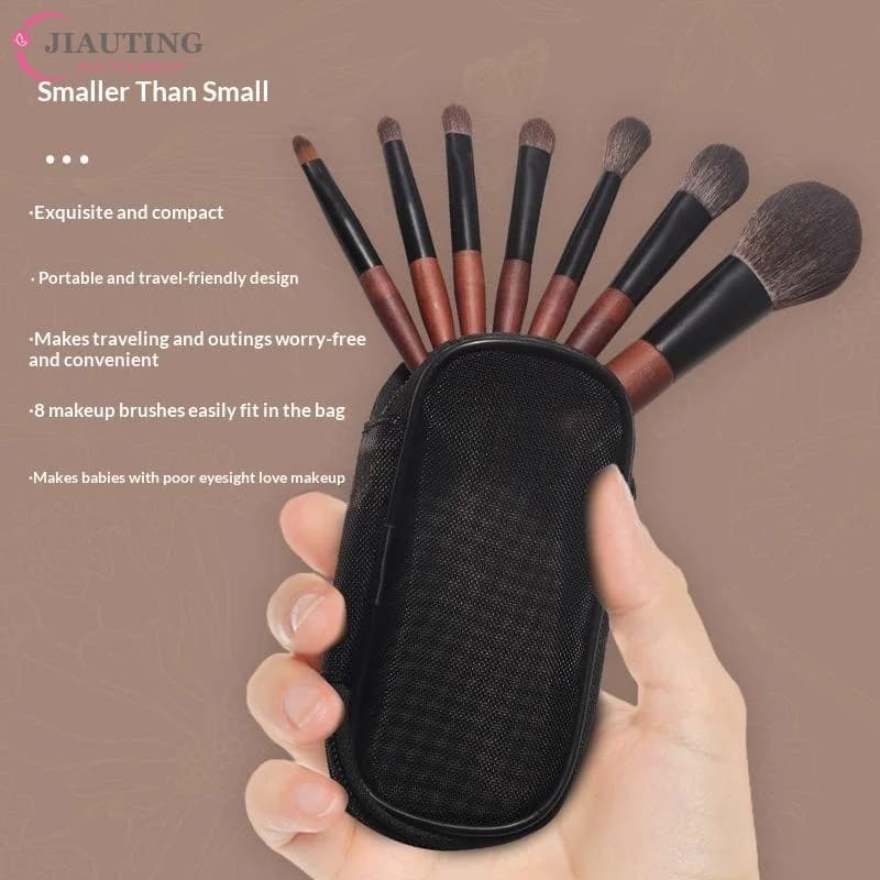 8/12pcs Mini Makeup Brush Set Powder Eyeshadow Foundation Blush Concealer Beauty Cosmetics Tools Brush Professional Supplies