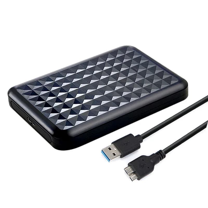 Custodia HDD SSD da 2,5 pollici SATA a USB 3.0 Custodia per disco rigido esterno da 4 TB compatibile con laptop UASP SATA III