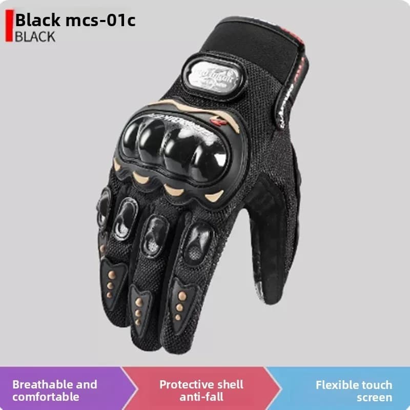 Guanti da Moto Antivento Impermeabili Guantes Moto Uomo Guanti da Motociclista Touch Screen Guanti da Motocross Invernali