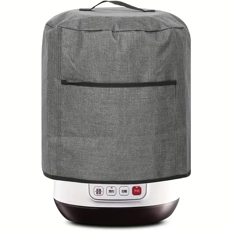 Dust cover for air fryer, insulated protective bag with pocket and handle for electric pressure cooker, air fryer, sewing