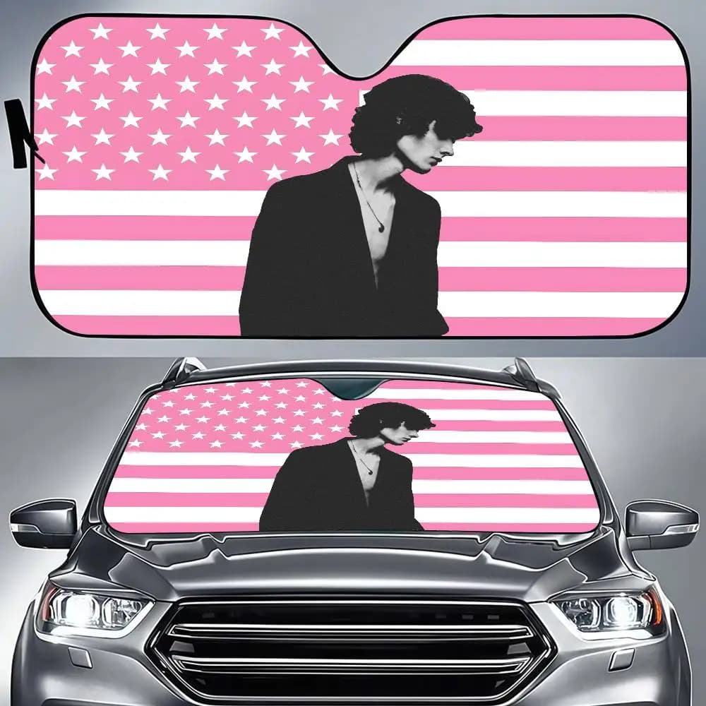Parasole per Auto Singer Sombr American Pink, Copertura per Parabrezza Anteriore, Protezione Auto, Visiera per Finestrino