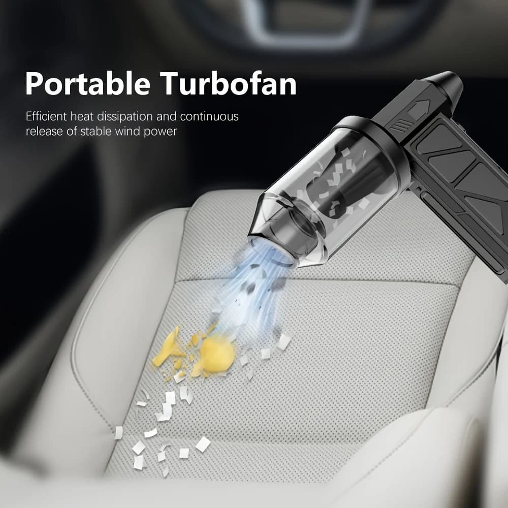 1 pcs Mini portable violent fans Vacuum cleaner High Power Blowing Force Hair dryer Blow and Suction All in One