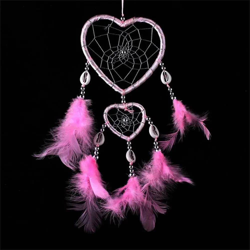 Indian Ann Style Home Decoration Wall Wind Chimes Feather Car Interior Dream Catcher