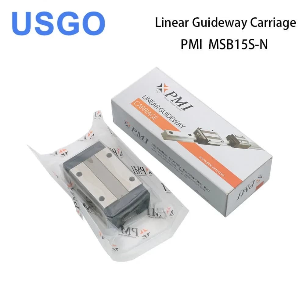 USGO Taiwan PMI Blocco carrozzeria lineare MSB15S-N per macchina da taglio per incisione laser CO2