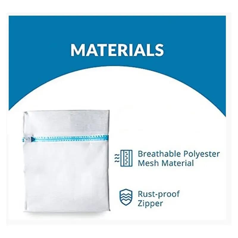 (ABZD) 10 Pcs Oversized Mesh Durable Laundry Bags for Washing Delicate Bags for Dryer Bags Washing Machine Sock Bags 60cmx60cm