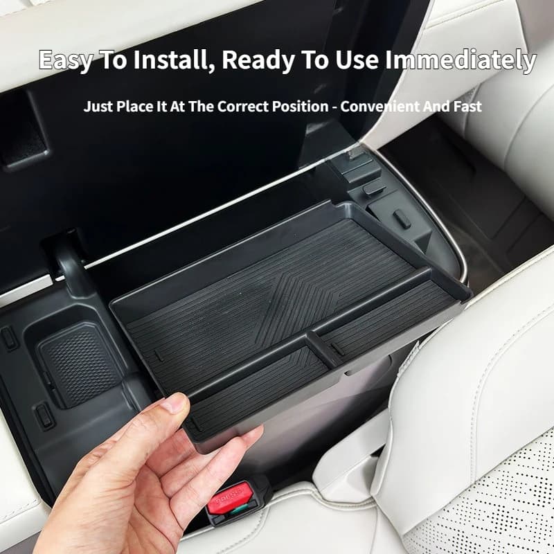 Car central console box for ZEEKR 7X 2025, bearing tray for armrest, organizer container, car accessories