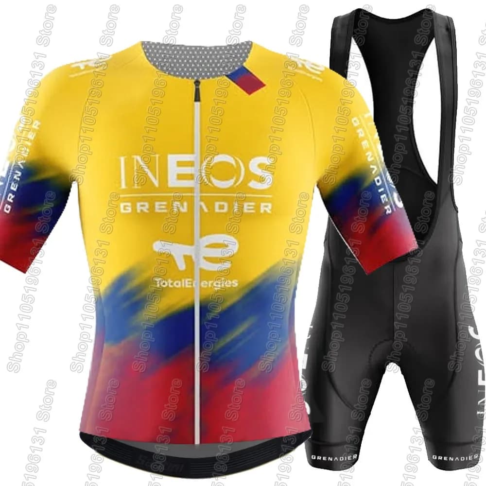 Completed by Cycling Colombia Ineos Grenadiers 2026: Road and MTB Bicycle Salopette