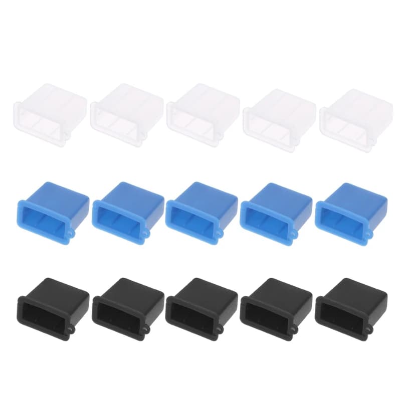 2023 nuovo 5 pezzi USB tipo A maschio Anti-polvere tappo tappo protezione copertura