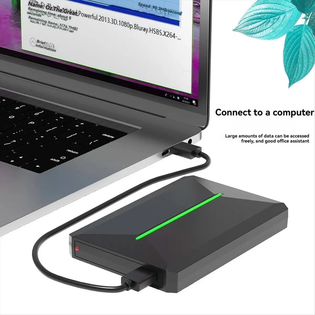 2026 Nuovo + USB3.1 Custodia SSD da 2,5 pollici Custodia SSD/HDD esterna Laptap per / Os/Linux