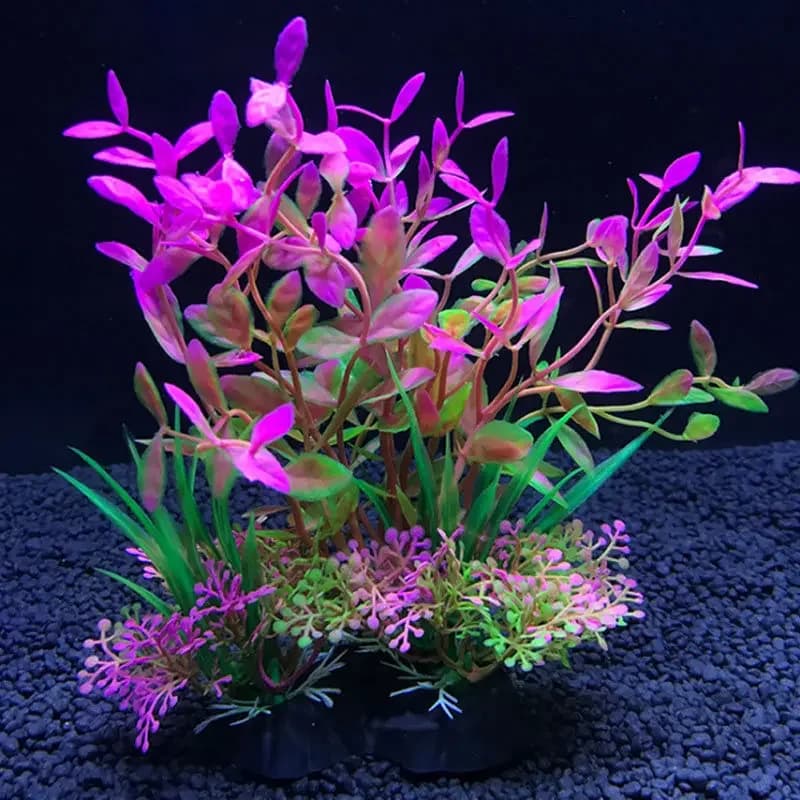Acquario Decorazioni Artificiali Piante Simulazione Erbacce Acqua Ornamento Acquario Pianta Erbacce Acquario Erba Decorazione 14 cm