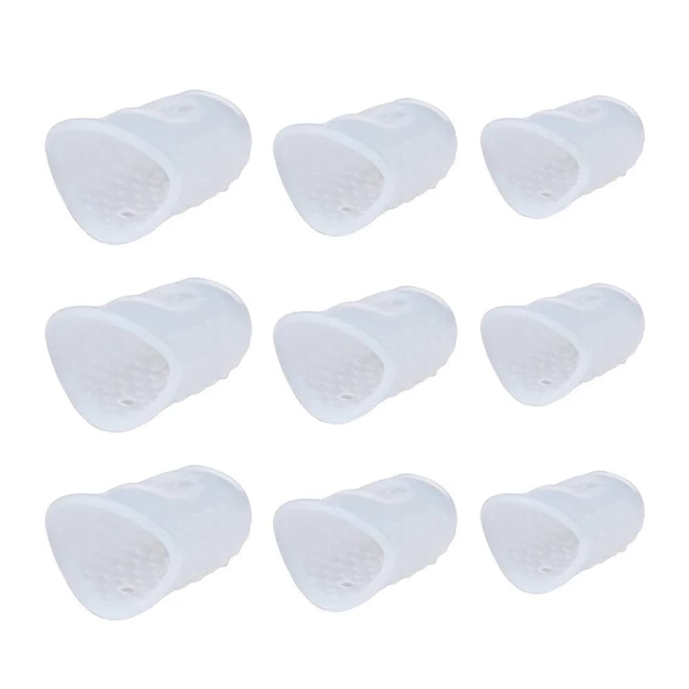 Set di 9 Protezioni in Silicone per Dita, per Chitarra, Ukulele, Banjo, Mandolino, Riutilizzabili, Lavabili, Elasticizzate, Comode e Aderenti