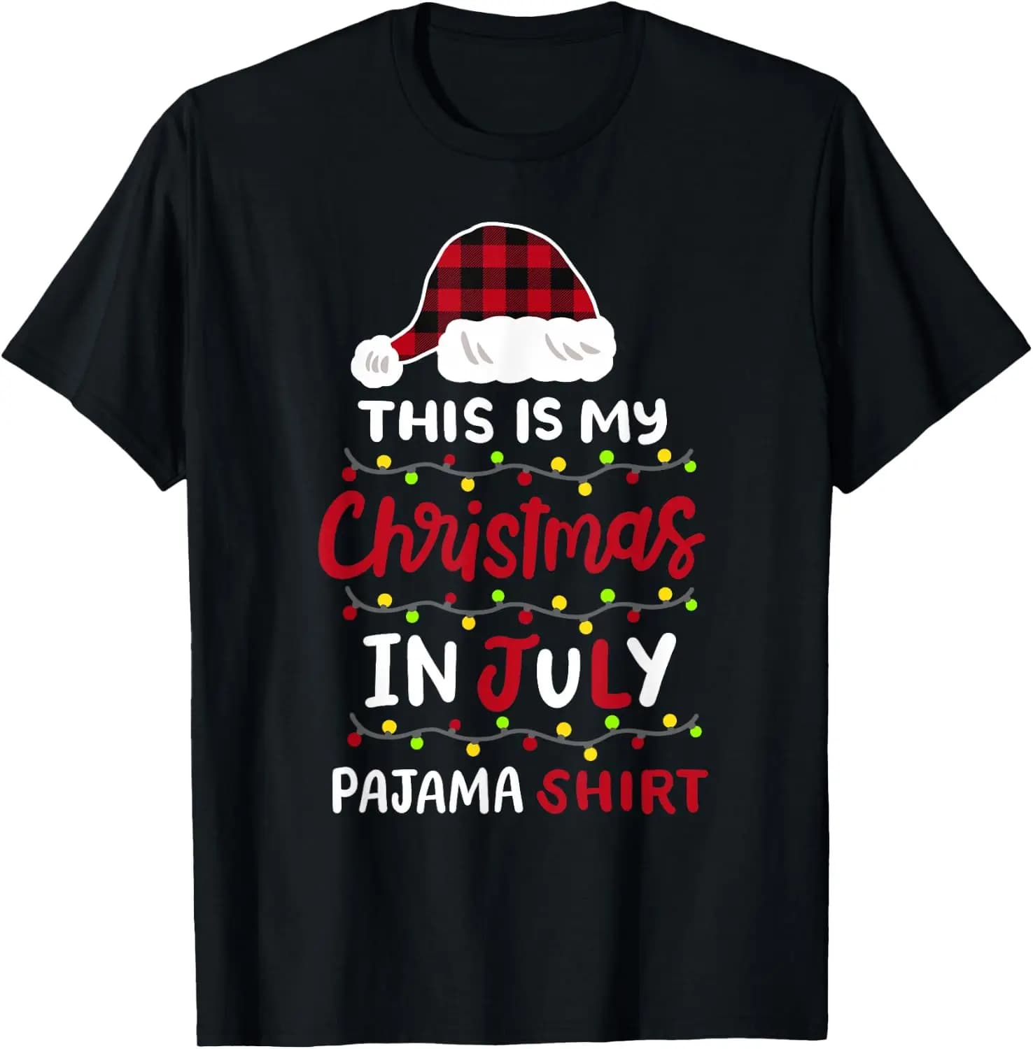 This Is My Christmas In July Pajama Shirt Men Women Kids T-Shirt Creative, Personalized, Novel, With Women's and Men's Breathable