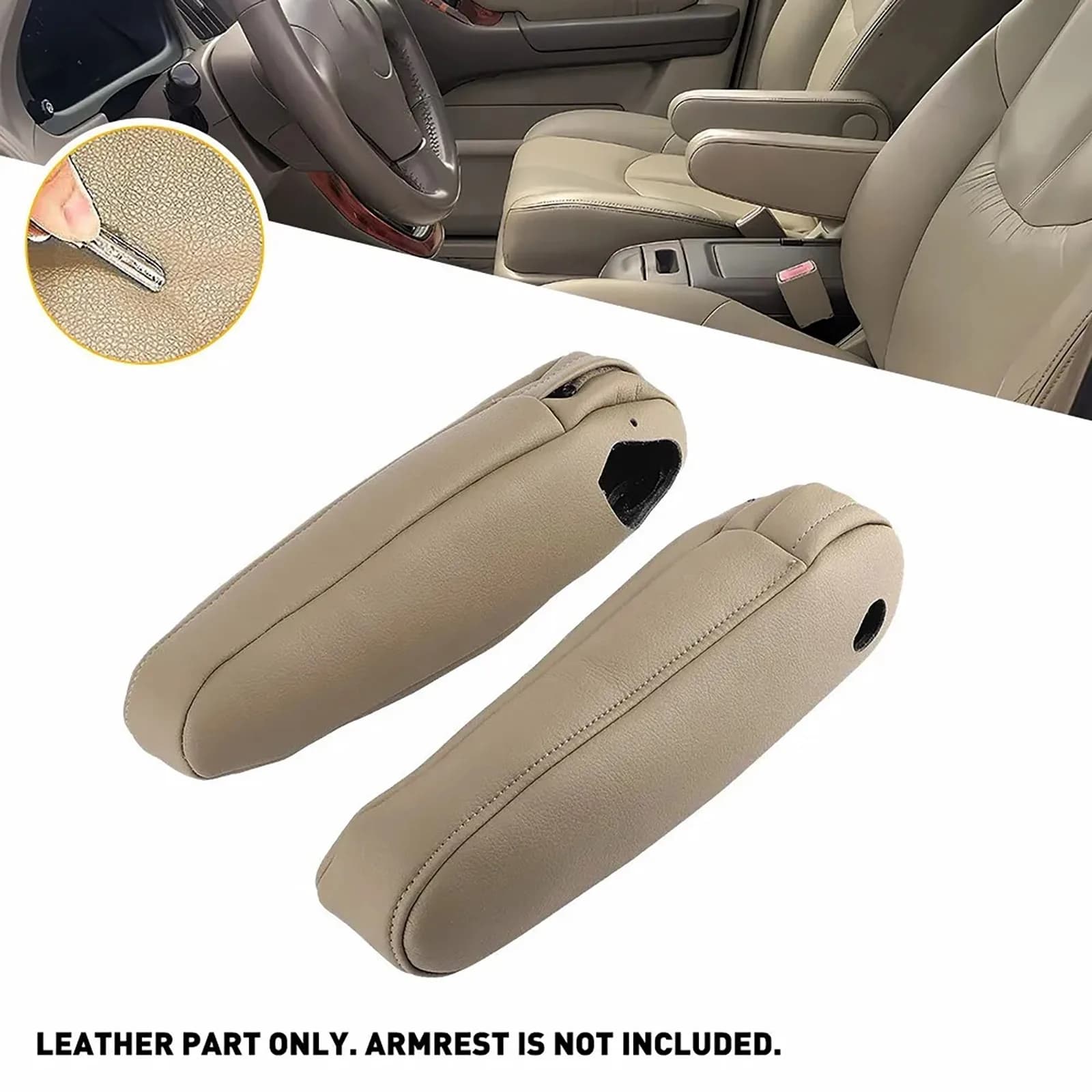 2 pcs seat armrest cover cover for Lexus RX 300 330 350 2003-2009 accessories auto replacement leather seat armrest covers skin Trim