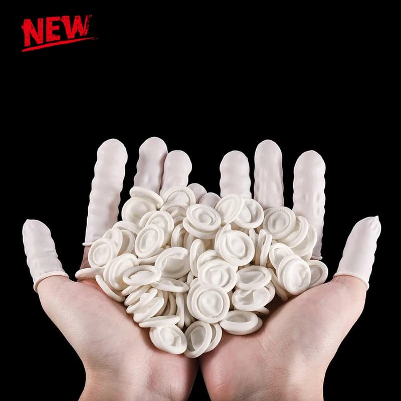 100/50/30pcs Disposable Latex Rubber Finger Cots Sets Fingertips Protector Gloves New Watch Repair Tool