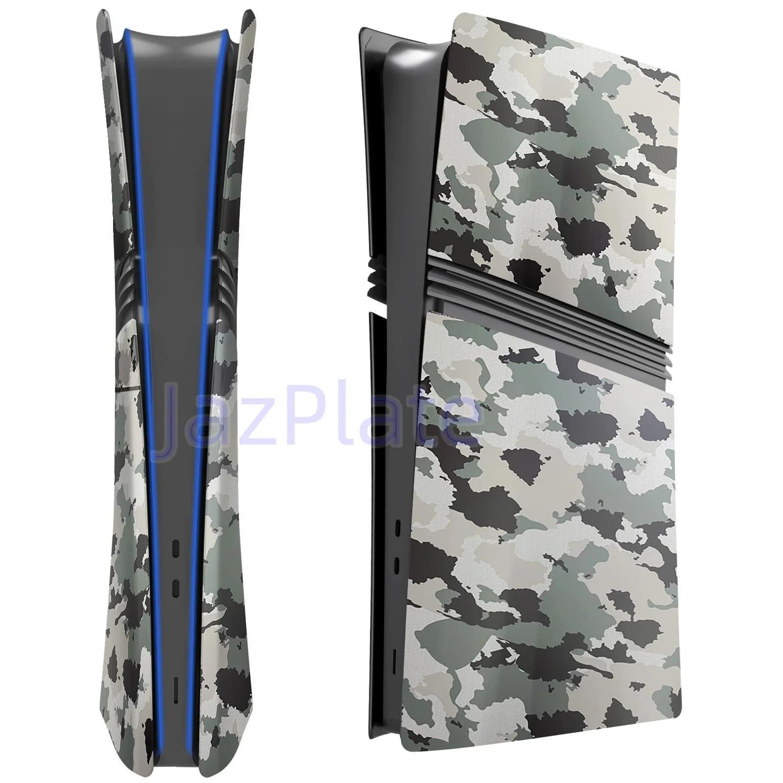 Piastra frontale di ricambio protettiva mimetica per PS5 PRO Digital Edition Custodia in ABS compatibile con accessori PlayStation5 Pro