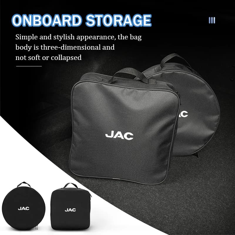 Car Rechargeable Gun Chargers Cable Organizer Storage Bag For JAC Vapour Refine J3 J2 S5 A5 J5 J6 J4 Vapour S2 T8
