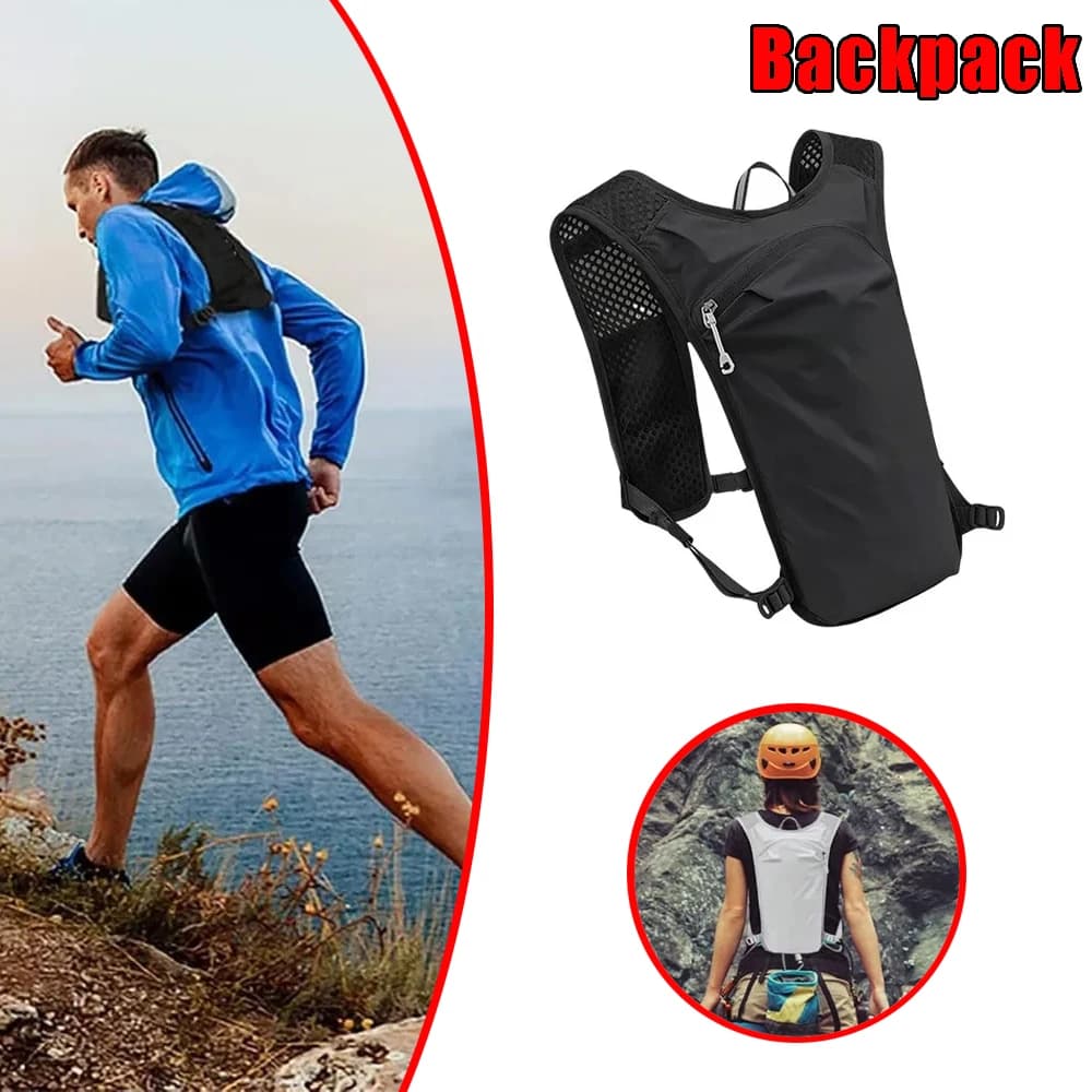 Breathable Pleasing Vest for Cycling Running Hiking Sports Trail Marathon with Water Bag Outdoor Bike Equipment and Camping