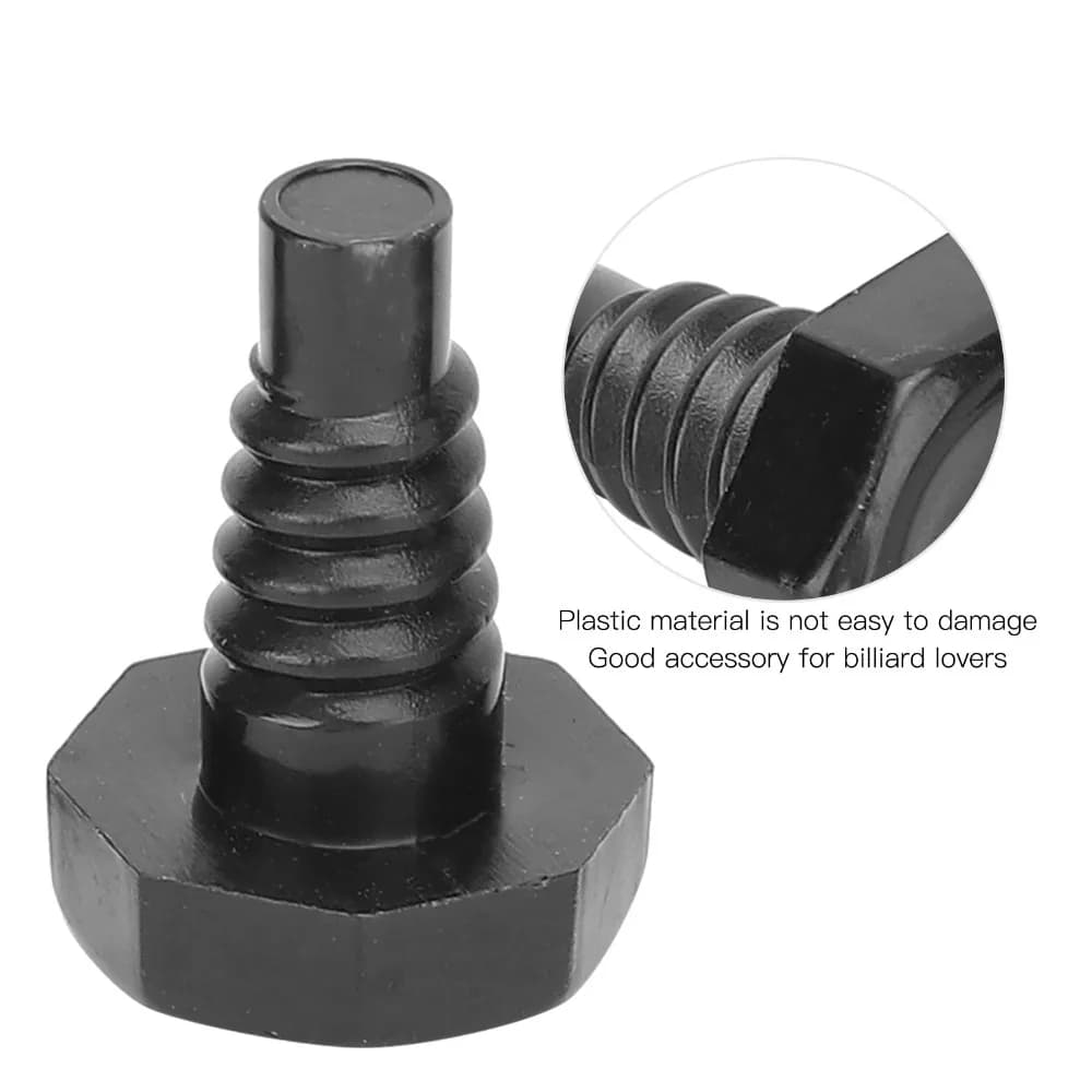 15 Pezzi Copri Punta in Plastica per Stecca da Biliardo, Copertura Rigida con Denti Affilati, Protezione per Stecca da Biliardo, Accessori per Snooker