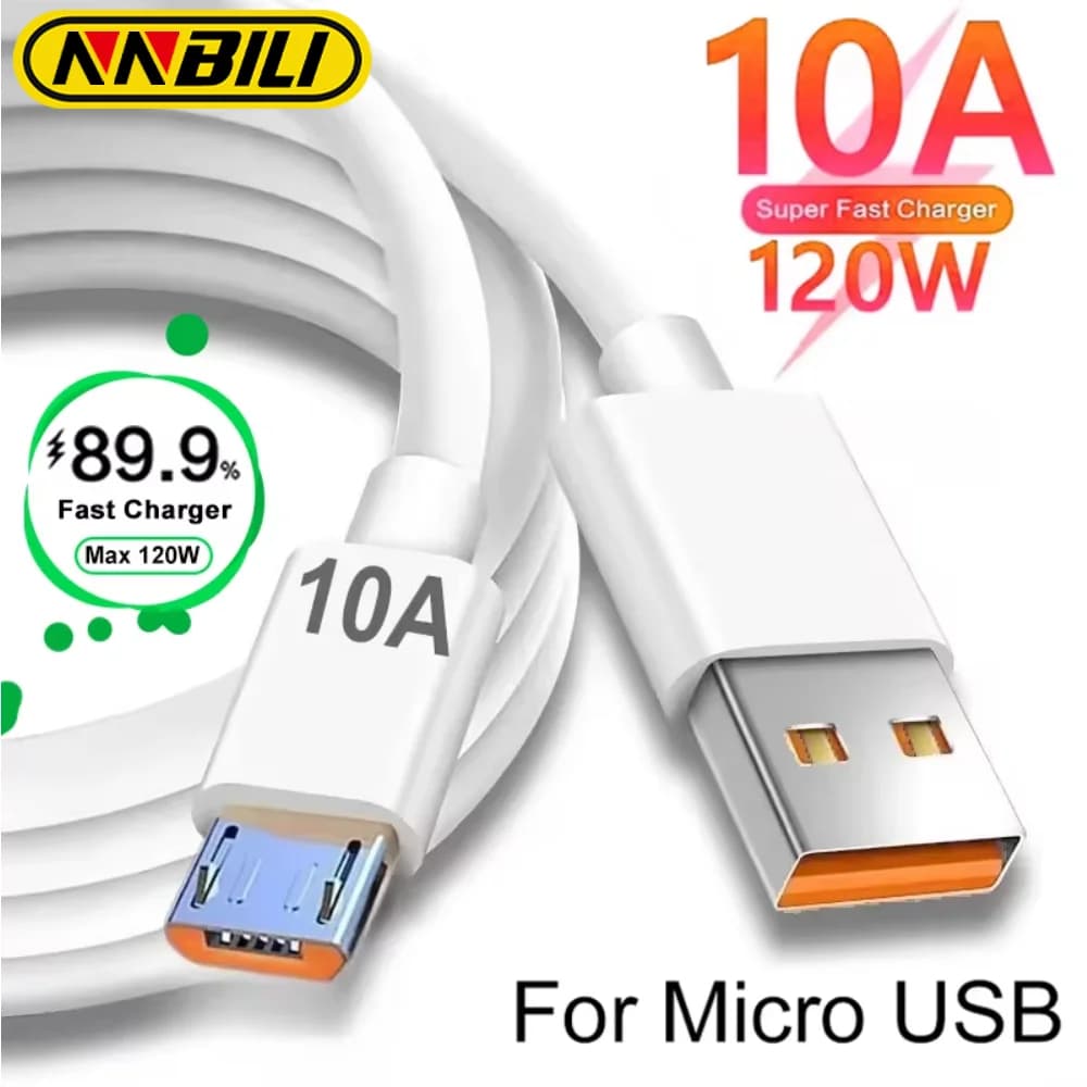 NNBILI Cavo Micro USB Cavo USB di Ricarica Veloce Ad Alta Velocità Per Samsung Galaxy S7 S6 PS4 MP3 TV Telefoni Andriod Cavi Dati 1/1.5/2M