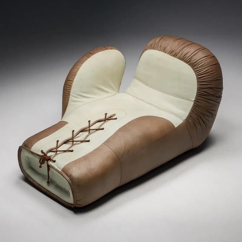 Furniture factory Italian gym boxing gloves sofa chair, special-shaped creative single leisure recliner chair