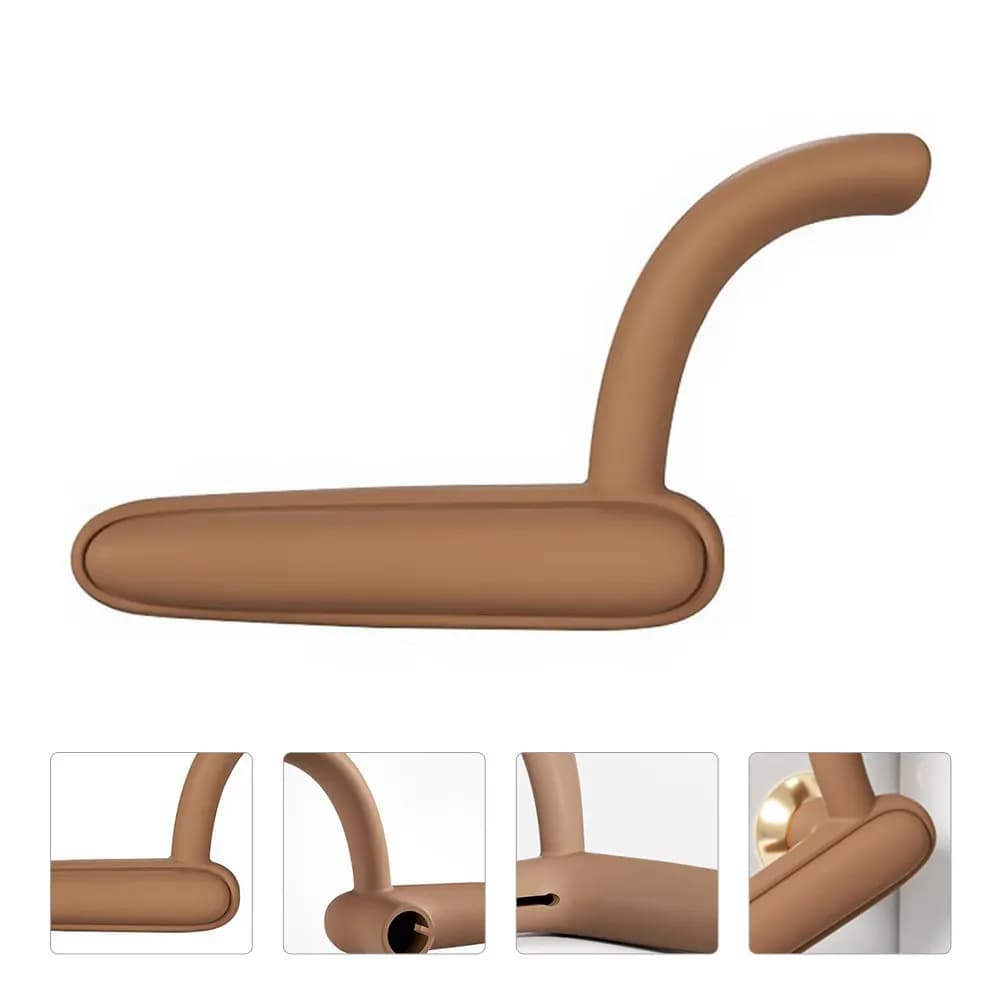 1Pcs Easy-Install Silicone Door Handle Finger Protector Doorknob Stopper Safety Door Stopper for Living Room Study Bathroom