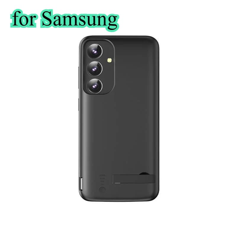 10000mAh Suitable for Samsung S25ultra Back Clip Battery Power Supply Portable Fast S25+phone Case Power Bank