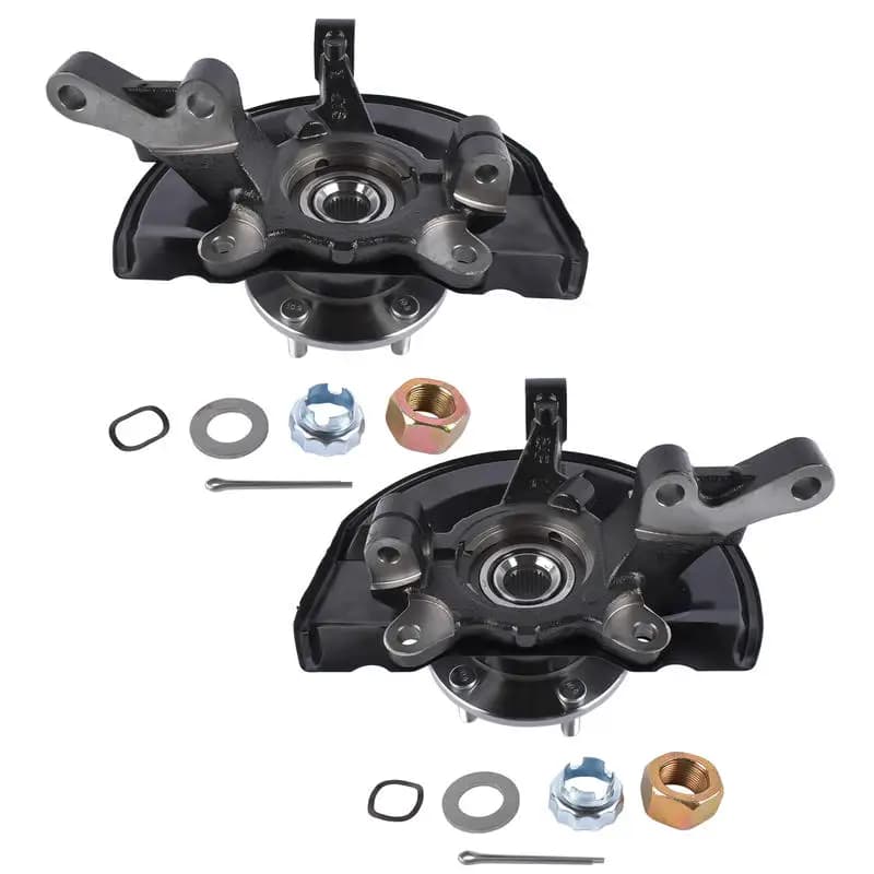 Steering knuckle assembly (2x) for 2007-2017 Jeep Patriot Compass